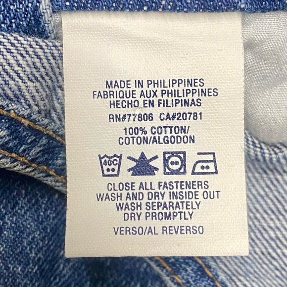 VINTAGE TOMMY HILFIGER TOMMY JEANS 90’s OVERALLS DENIM Unisex size medium - Picture 14 of 15